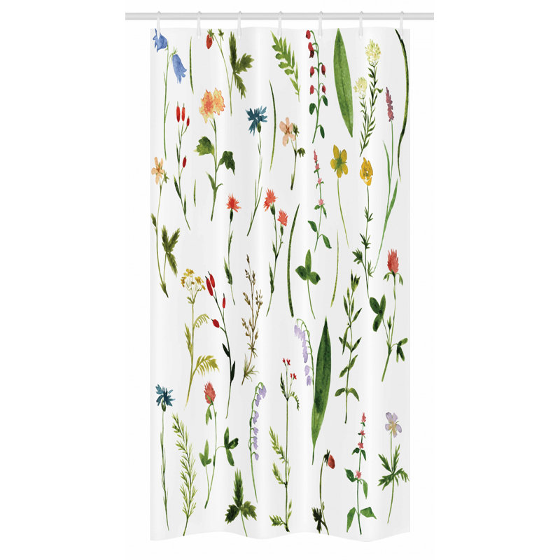 East Urban Home Stall Shower Curtain Single + Hooks Wayfair